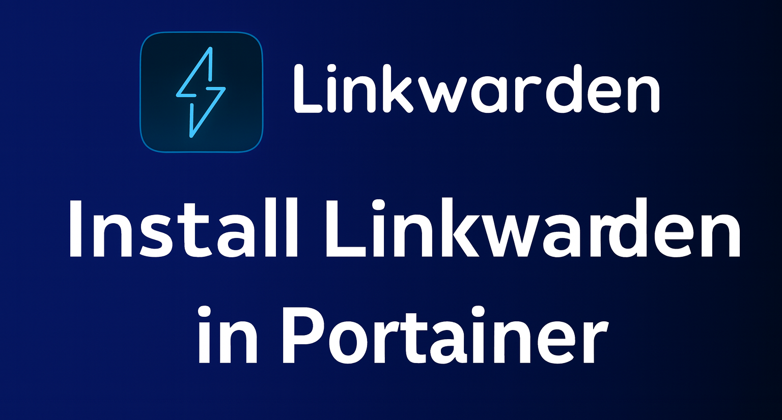 Linkwarden in Portainer lokal hosten